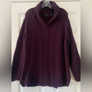 Jeanne Pierre Plum Purple Sweater